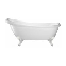 Rogier&mothes - Freistehende Badewanne richmond Adlerfüße weiss 155