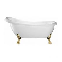 Rogier&mothes - Freistehende Badewanne richmond Löwenfüße gold 171