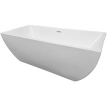 Simba - Freistehende Badewanne Weiße 170 x 75 cm – Jennifer