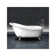 Rogier&mothes - Freistehende Gusseisen Badewanne ashford Füße chrom 156