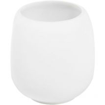 Freistehender Zahnbürstenhalter weiss aus Kunstharz Zubehörteile Bad mod. Afra