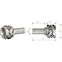 Mobiltecnica - MTEC060.17 - spindelfräse zum schleifen aus diamant Z3+3 axial 54,9° .17D60 lu 35 DS20 LT95 Z18 AX54,9° re H4,5