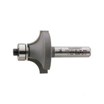 Fresa de arquear, herramienta de madera, Ø : 22,7 mm, radio 5,0 mm, Largo útil 12,0 mm, Largo total : 55,5 mm