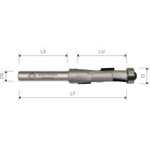 MTEC014.4 - fresa helicoidal de dia con rodam. Z1+1 cuerpo de acero pcd H2,5 mm Mobiltecnica 4D12,7 lu 27 DS12 LT81 Z(1+1)(3DP) AX10° izq H2,5