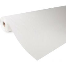 Vorgestrichen Glasfaservliestapete Fischgrät Weiss 25mx1m (165g/m2) - Fresco