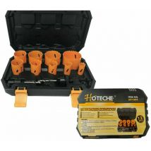 Frese a Tazza seghe bi-metal da trapano per ferro legno alluminio kit 12 pezzi