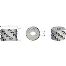 Mobiltecnica - MTECF028.25 - kantenband-fräsen mit einsätzen aus diamant pkd H3 axial 54.9° .25D100 LU44 Z2+2 ZTOT12 DB30 AX54,9° re H3