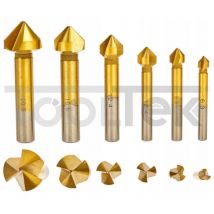 Frese svasatori fresa smussatura legno plastica set 6pz