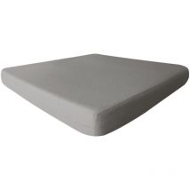 Fresh - Drap Housse 90x190cm Taupe Imperméable et Respirant