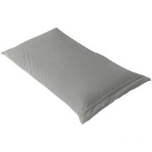 Fresh - Taie d'Oreiller 60x60cm Grise Imperméable et Respirante