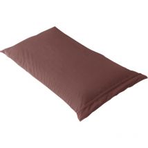 Fresh - Taie d'Oreiller 60x60cm Marron Imperméable et Respirante