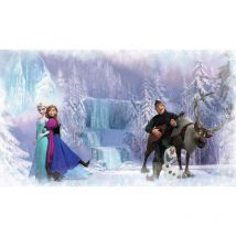 Roommates - Papier peint panoramique encollé Disney La Reine des neiges - Dans la glace - 320 cm x 182,88 cm