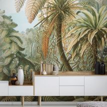 Art For The Home - Papier peint panoramique Jungle Tropicale 280 x 200cm Vert, bleu