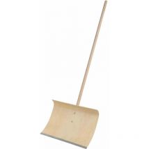 Ergoline - Sperrholz-Schneeschieber 55 cm mit Kante und Schraubstiel