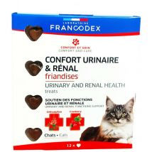 Friandise chats confort urinaire et rénal Francodex