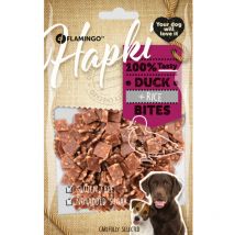 Friandise morceaux de canard Hapki pour chien 85 g sans gluten - Flamingo