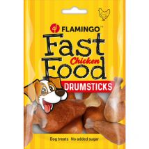 Flamingo - Friandises Fast Food Cuisse de poulet 140 g pour chien