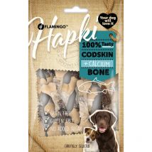 Flamingo - Friandises Os de calcium avec peau de poisson 85 g pour chien
