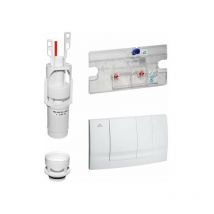 FRIATEC - Friabloc Modernisierungsset F 102 mit Betätigungsplatte weiß-alpin (Nachfolger für F 100)