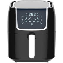 Friggitrice ad aria nera capacita' 8 lt 8 programmi digitale di cottura Design Elegante e Moderno Potenza 1800 watt