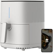 MasterPRO I-Rocket 500 Friggitrice ad Aria Bianco Capacità di 5 l e 1500 w di Potenza Schermo led Touch e Cestello Antiaderente Friggitrice ad Aria