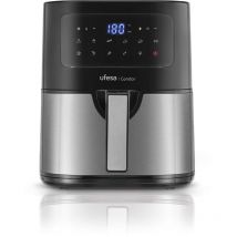 Condor Friggitrice Aria senza Olio, Air Fryer da 4,5L, Acciaio Inox, 10 programmi, 1600 w, Digitale, Timer, Temperatura 80oC - 200oC, Senza bpa e