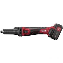 Smerigliatrice diritta a batteria Flex dge 25 18.0-EC c senza batteria e caricabatterie