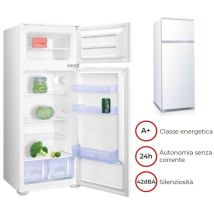 Frigorifero SAMET doppia porta 54x54xH145 cm 208L - 3 ripiani in vetro - sbrinamento automatico - classe energetica A+