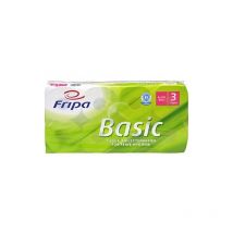 Fripa - 1510820 PAPIER toilette basic, 3 COUCHES, blanc