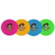 Frisbee Grande Ø60 Strandspiel mit Piratendruck für Kinder und Erwachsene große Festplatte