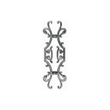 Frise en fonte pour appui de fenêtre ou garde-corps - Hauteur 380mm Largeur 120mm - Double face Deco Fer Forge