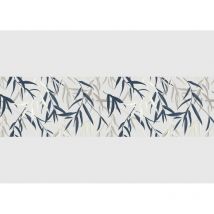 Ag Art - Frise auto-collante feuilles de bambou vertes et marrons