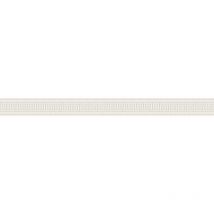 Frise murale couleur crème pour style art déco | Frise papier peint à motif grec | Frise tapisserie pour chambre et salle de bain - 5,00 x 0,04 m