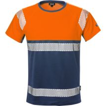 Fristads 129511-271-m High Vis T-shirt, Kl. 1 7518 Thv Dynamic Rippstrick Am Kra
