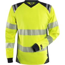Fristads 131146-171-m Flamestat High Vis T-shirt Kl. 3 7357 Tfl Ultimate V-aussc