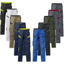 Fristads - 2552 stf epd pantalón de trabajo multibolsillos - 48 (eu) - Blanco/Gris