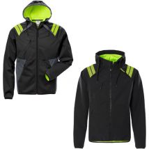 Chaqueta de trabajo Softshell 7461 bon con capucha - s - Negro - Fristads