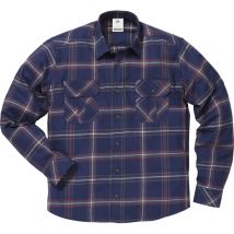 Fristads 104986-539 Flanellhemd Langarm 7421 Msf Gr.xs Marineblau
