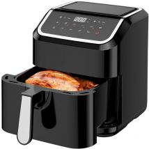 Friteuse sans Huile 5.5L Air fryer, avec 9 Fonctions , Air fryer avec 1600W , Le panier amovible, Cuisinez, faites frire, rôtissez et grillez tous