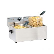 Casselin - Friteuse électrique 2x4l 4000w cfe42
