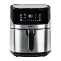 Jocca - Friteuse sans huile 2192 - 6,5L - 1600 w - 28 x 37 x 31,5 cm - Inox