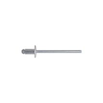 Lot de 100 rivets corps aluminium 3,4x11 mm et clou acier galvanise'