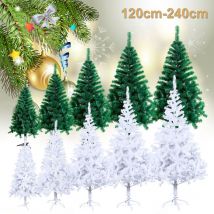 150cm Arbre Artificiel de Noël pvc Vert avec Support Stable et Pointes de Simulation Traditionnel pour Noël Bricolage Artisanat Fête Décoration