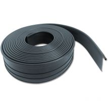 30m Bordure de Pelouse Flexible Bordurette de Jardin en Plastique 9.6cm de Haut (Anthracite) - Anthracite - Froadp