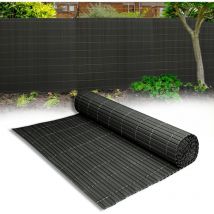 Canniccio Privacy in pvc 120x500cm Recinzione Privacy Balcone Frangivento con Fascette e Doghe Rinforzate Internamente Recinzione Tappetino Privata