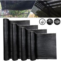 Froadp Hdpe Schattiernetz Sichtschutz Zaunblende Sonnenschutz Tennisblende Windschutznetz Sichtschutzzaun Mit Kabelbinder Balkonverkleidung, Anthrazit