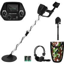Kit Detector de Metales para Niños Multifuncional Detectores de Metales Altura regulable 78-107cm Exterior Metal Anillo de Búsqueda con Mochila
