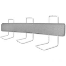 Barrière de lit, Protection Anti-Chute pour Lit d'enfant (200cm, Gris Lin) - Froadp