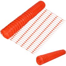 Recinzione di Vimini Recinto per pascoli 1 m x 80 m Recinzione di Sicurezza in Plastica Recinto di Confine Multifunzionale Rete per Pollame