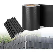 Strisce in pvc per Privacy Schermo Privacy per Recinzione Incl. Clip di Fissaggio per Stuoie ad Asta Singola e Doppia Pellicola Privacy per